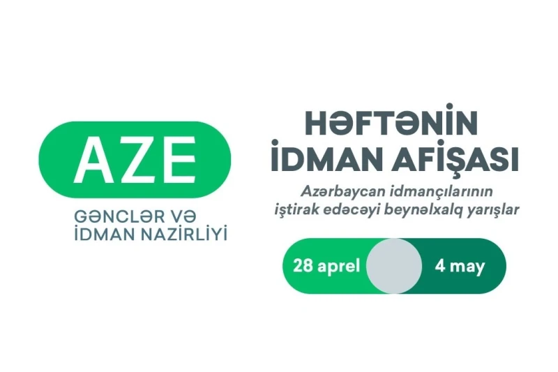 WEEKLY SPORTS POSTER of international competitions