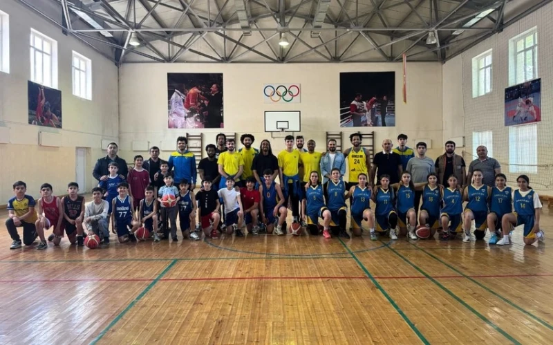 "Ganja" team held a meeting with schoolchildren