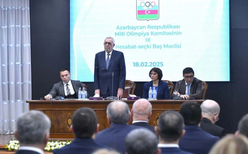 Azərbaycan Milli Olimpiya Komitəsinin Hesabat-seçki Baş Məclisi keçirilib
