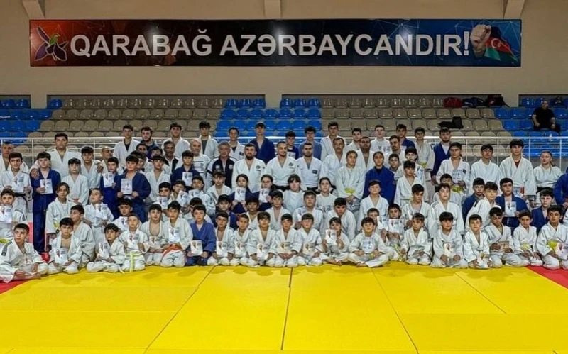 Azerbaycan Judo Federasyonu Goranboy'da masterclass düzenledi