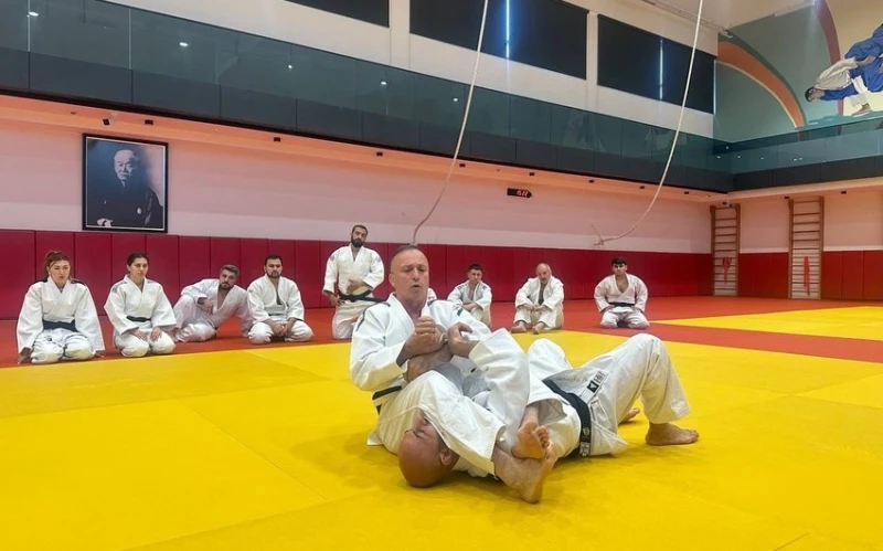 Theoretical and practical seminar for judo referees held at the National Teams Training Center