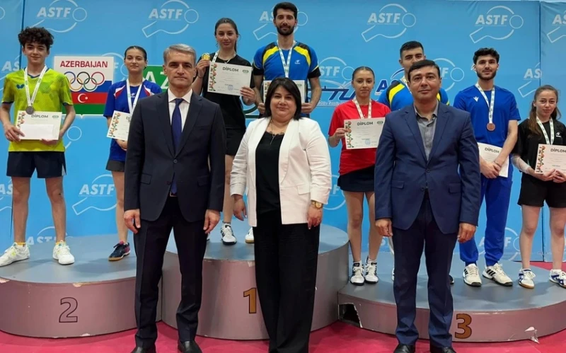 Winners of the Azerbaijan Table Tennis Championship Determined