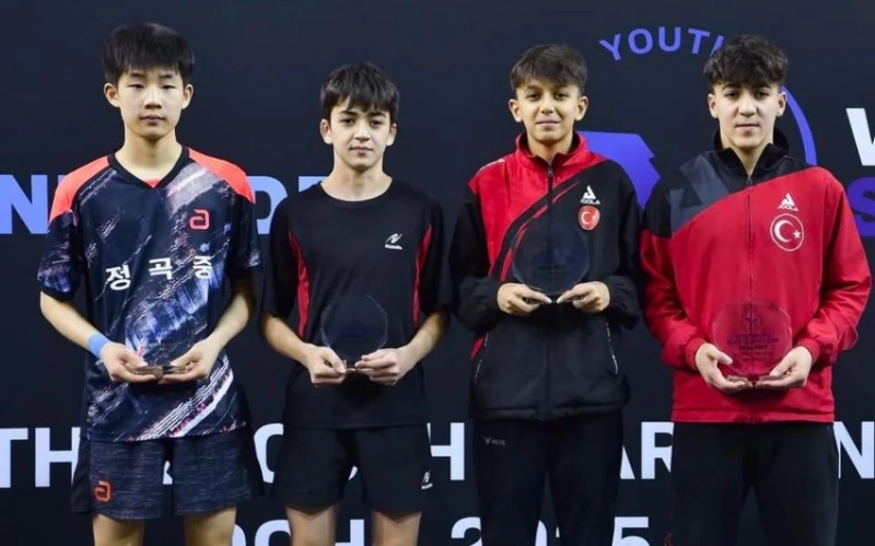 Azerbaijani table tennis players finish tournament in Qatar with 3 medals
