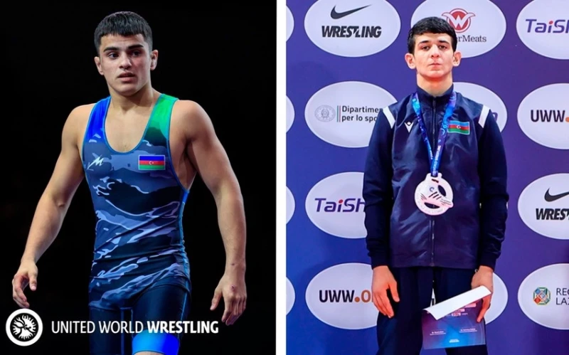 Azerbaijani Greco-Roman wrestlers win two medals in Turkey