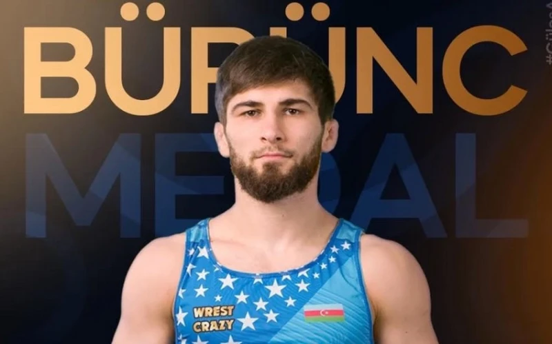Another Azerbaijani wrestler wins bronze medal at European Championship - UPDATED