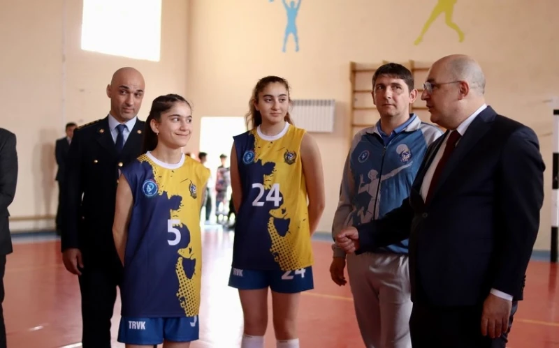 Şahin Bağırov, Tovuz Bölgesel Voleybol Kulübü heyetiyle görüştü