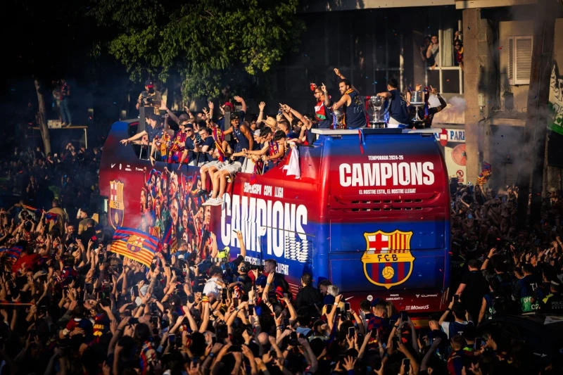 "Barcelona"'s Championship Parade - PHOTO/VIDEO