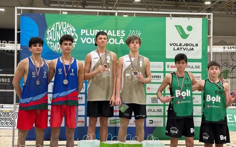 Azərbaycanın çimərlik voleybolu millisi beynəlxalq turnirdə gümüş medal qazanıb