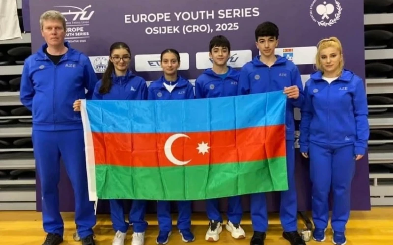 Azerbaijani table tennis players participate in international competition in Croatia
