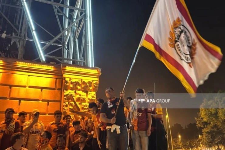 Galatasaray's 25th Championship Celebrated with Great Joy in Baku - PHOTO - VIDEO