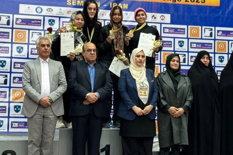 Azerbaijani representative wins "silver" in Iran
