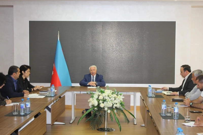 Meeting with Coaches Held at Azerbaijan Cycling Federation - PHOTO