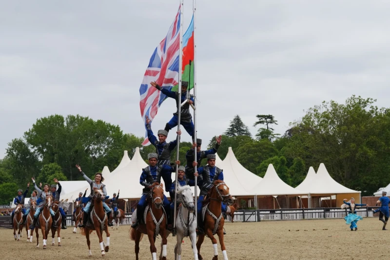 Spectacular presentation from "Azerbaijan - Land of Fire" at the "Windsor Royal Horse Show - 2025" - PHOTO/VIDEO