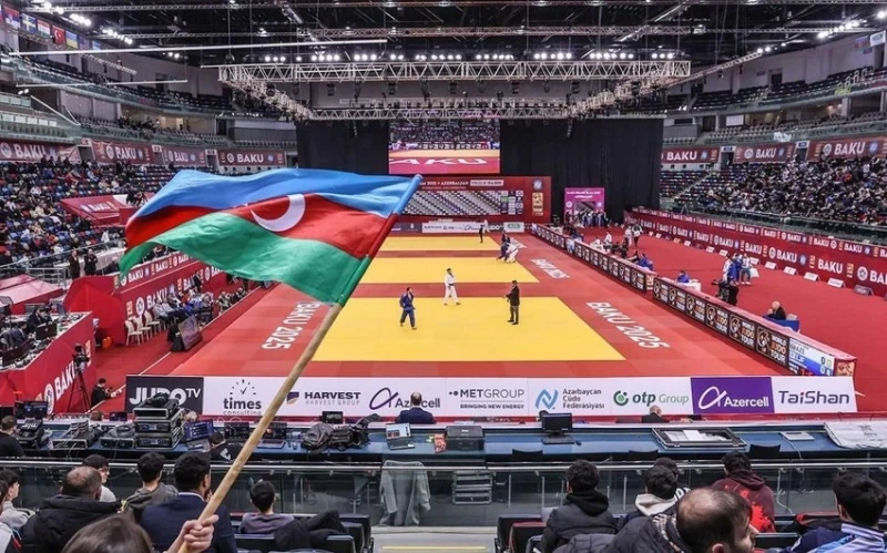 "Grand Slam": Another Azerbaijani judoka wins silver medal on the final day of the competition