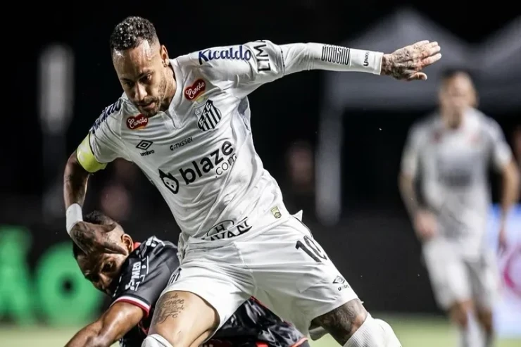 Neymar named MVP in his first game back with "Santos"