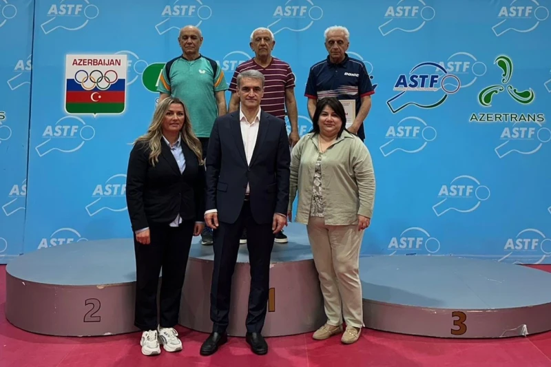 Azerbaycan Veteran Masa Tenisi Şampiyonası Sona Erdi - FOTOĞRAFLAR