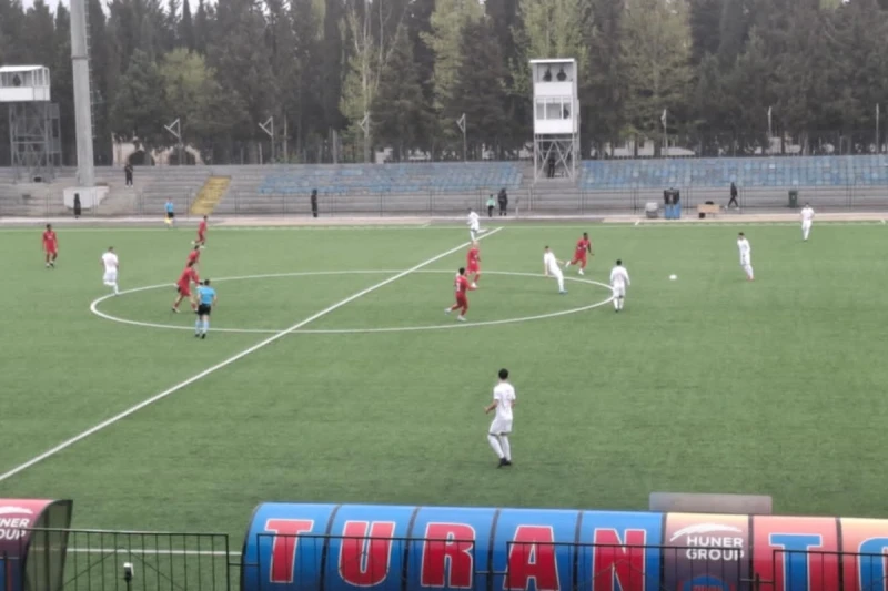 Visiting team went into halftime with the lead in Tovuz
