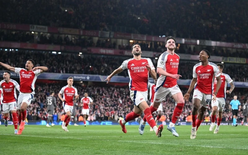 Declan Rice becomes fifth player to score two penalties in a UEFA Champions League match
