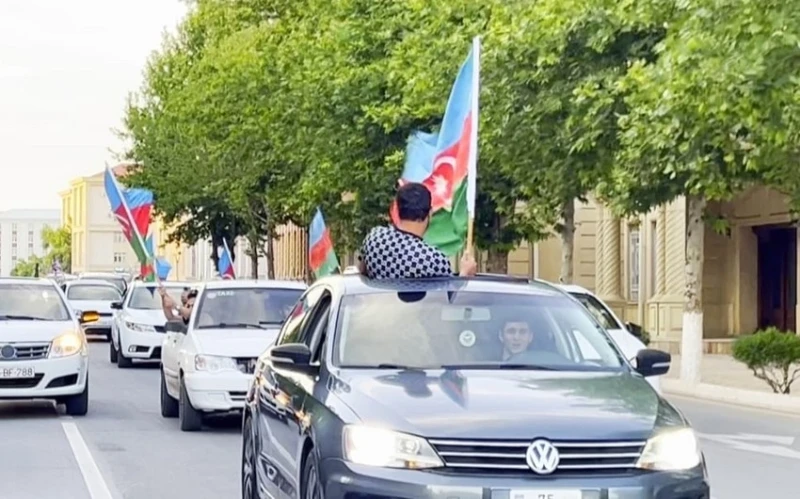 Организован победный марш в честь выхода «Араз-Нахчыван» в Лигу конференций