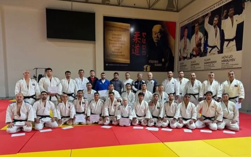 Goranboy'da judo antrenörleri için uzmanlık geliştirme eğitimleri sona erdi