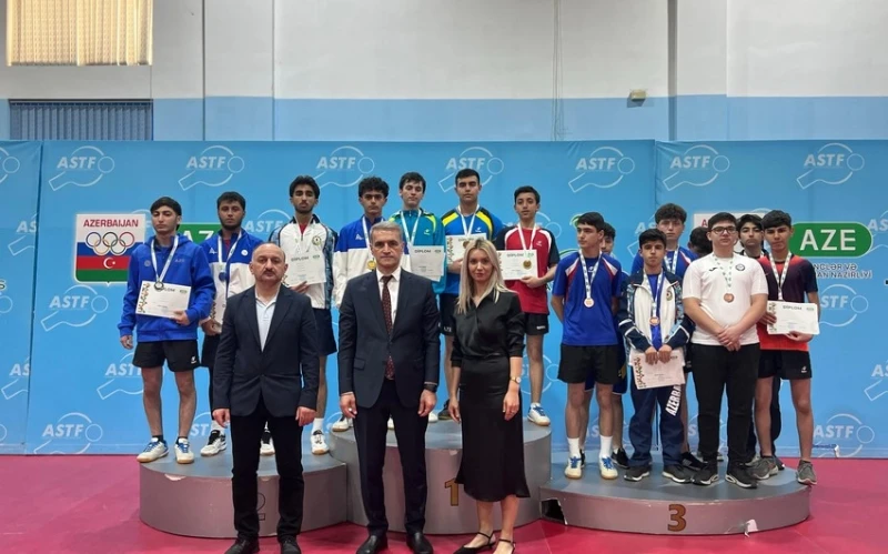 Stolüstü tennis üzrə Azərbaycan çempionatı başa çatıb