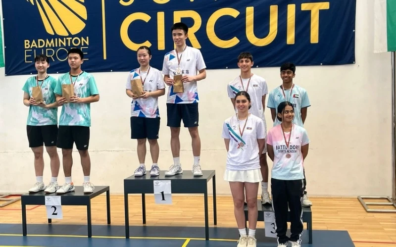 Azerbaijani badminton players won bronze medal in Bulgaria
