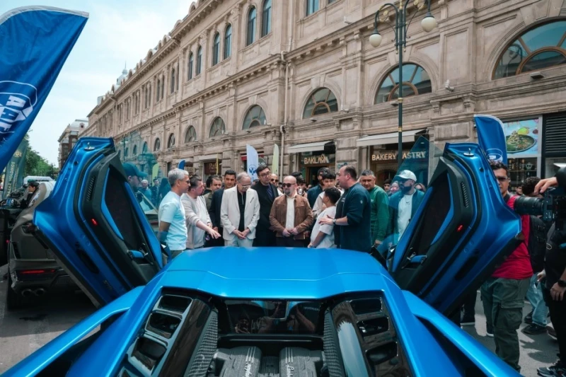 The Evolution of Speed - An exhibition of fast cars and supercars was organized