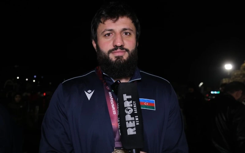 European champion wrestler: "I am proud to have raised the Azerbaijani flag to the top"