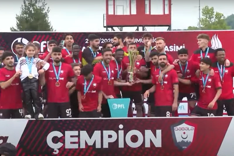 "Gabala" awarded the champion's cup - VIDEO