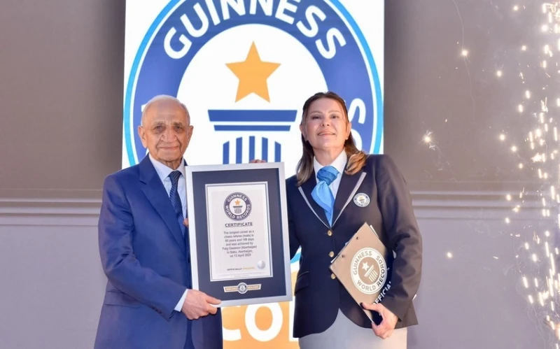 Azerbaijani referee enters the Guinness Book of Records