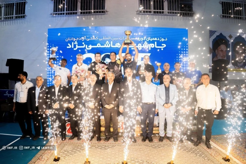 Our freestyle wrestling team took third place in the team standings in Iran