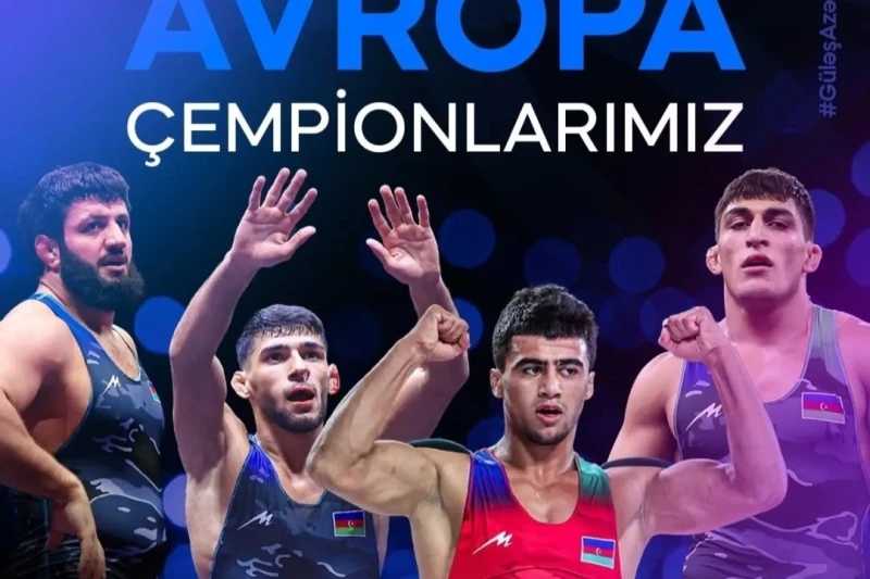 Avropa çempionatlarında 71 qızıl medal - ŞƏKİL