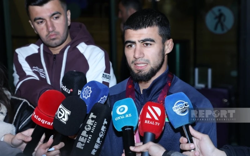 Azerbaijani wrestler who won a gold medal: "I am very happy to see the result of my work."