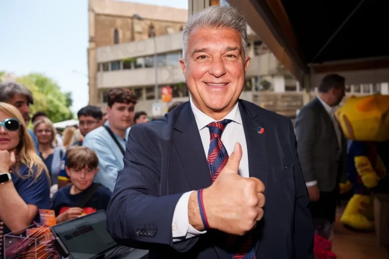 Joan Laporta: "An agreement on contract extension has almost been reached."