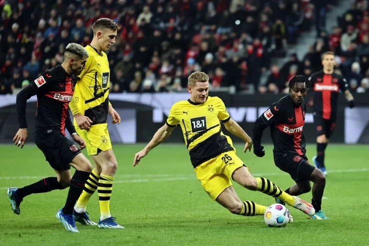 6 goals scored in "Dortmund" - "Bayer" match