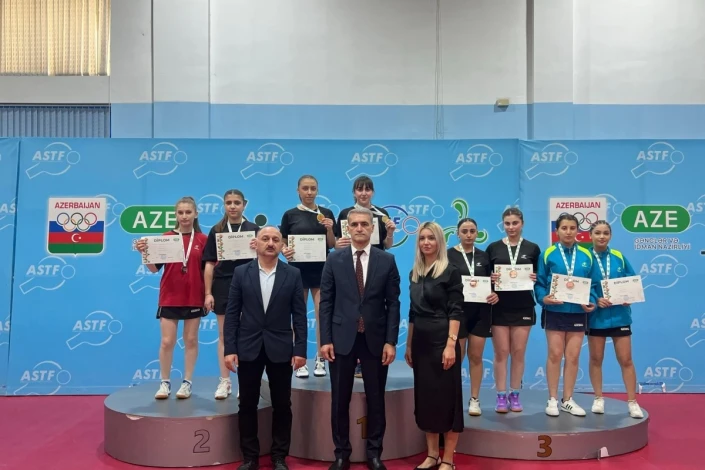 Завершился чемпионат Азербайджана по настольному теннису