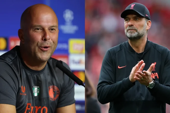 What did Jürgen Klopp say when he called Arne Slot?