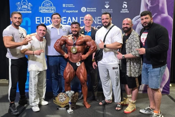 Azerbaijani bodybuilder wins absolute European champion title