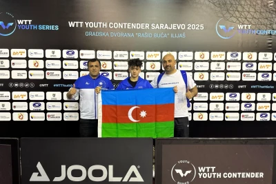Our table tennis player has been awarded at an international tournament