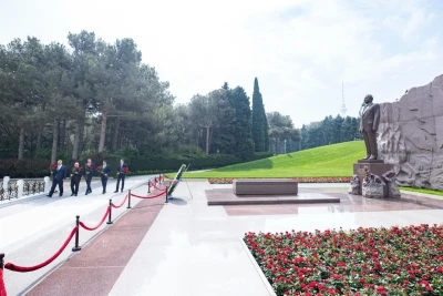 CEV Head Visits Alley of Honor