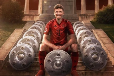 Thomas Müller won his 35th title in his career