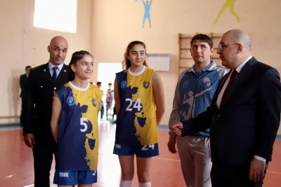 Şahin Bağırov, Tovuz Bölgesel Voleybol Kulübü heyetiyle görüştü