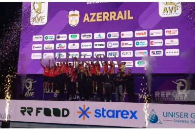 Azerbaycan Erkekler Voleybol Süper Ligi galiplerine ödüller verildi