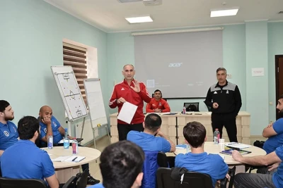 UEFA C lisanslı antrenörlük kurslarının ilk aşaması Bakü'de devam ediyor