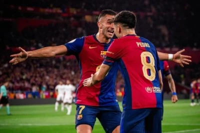 "Barcelona" "Real"i Mağlup Etti ve Kupayı Kazandı