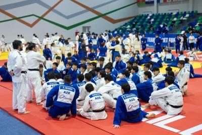 Наши молодые дзюдоисты собрались в Губе для подготовки к чемпионату Европы