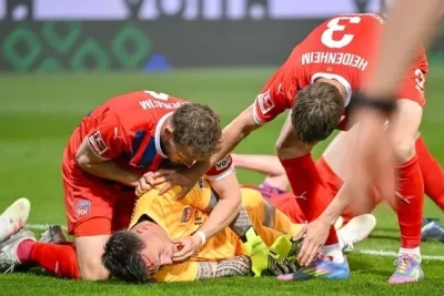 Haydenheim goalkeeper suffered a concussion
